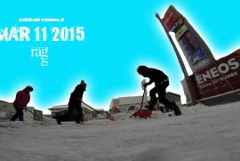 2015 3 11 ragg YUKIKAKI VOLUME,4（秋田市　美容室　ラグ　除雪　動画）